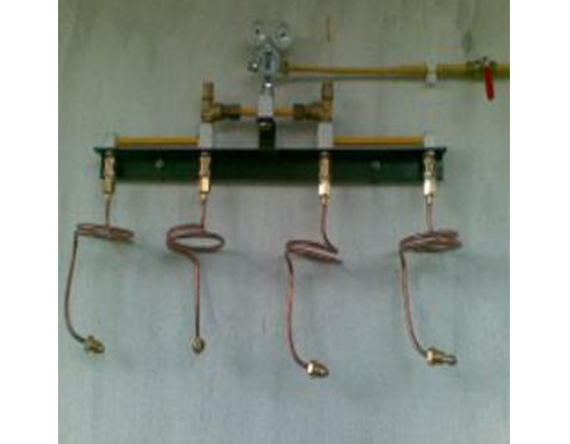 Gas Manifold With Copper Tailpipe in Amingaon